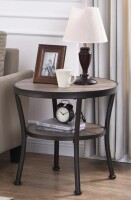17 Stories Aderes Wood End Table with Storage New In Box $199
