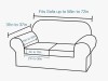 Mercer41 Soft Velvet Plush 3 Piece Stretch Loveseat Sofa Slipcover for 2 Cushion Couch Machine Washable $99 - 2