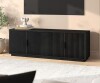 Meyer&Cross Mero 68 in. Black Grain TV Stand Fits TV's up to 75 in. New In Box $499