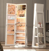 Vlsrka 360 degree(s) Swivel Jewelry Full-Length Mirror Cabinet with Lights New In Box $299