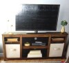 Mainstays Parsons TV Stand for TVs up to 50", Canyon Walnut, New in Box $299 - 2