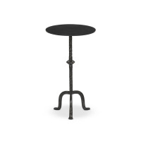 Jocelyn Raw Black Iron End Table $299