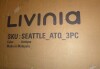 Livinia Seattle 3-Piece Wooden Dining Table Set for 2, Modern Farmhouse Kitchen Dining Room Set with Solid Wood Ladder Back Chairs for Small Space, Antique Brown, New Open Box $399 - 2