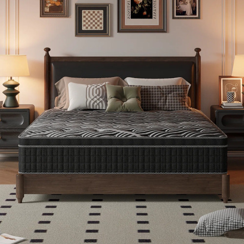 Alwyn Home 12" Medium Firm Queen Mattress Hybrid Memory Foam and Pocket Springs, New in Box $799