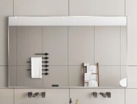 Ebern Designs Lesamuel Wall Mounted Vanity Mirror w/ Aluminum Frame in Brushed Nuickel 36" x 60" New in Box $599