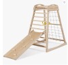 KizzParnrr KizzParnrr Jungle Gym Indoor Wooden Indoor Playground, (7 in 1)Toddler Wooden Climbing Toys, Gym with Slide, Climbing Net, Swing, Gymnastics Ring New in Box $299