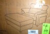 Ebern Designs 37.8" W Upholstered Chenille Armchair with Ottoman -Brown New in Box $599 - 2