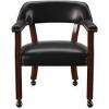 Breakwater Bay Amaiah Game/Office Arm Chair with Casters And Nailheads in Black New in Box $499