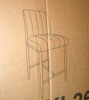 Bay Isle Home Comfortable Bar Stool 26&rdquo; Thick Upholstered Counter Height Bar Stools with Back in Khaki $699 - 2