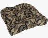 Blazing Needles 19-Inch Rounded Back Tapestry Chair Cushion New $79
