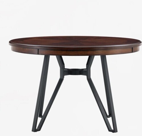 17 Stories Maralou Wooden Round Bar Table New in Box $599