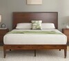George Oliver Hermes Contemporary Modern Solid Wood Platform Bed with Adjustable Headboard New in Box $699