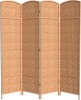 Red Lantern 7 ft. Tall Diamond Weave Room Divider - Natural - 4 Panels New In Box $399