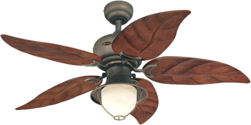 Westinghouse 7236200 Oasis Indoor/Outdoor Ceiling Fan with Light, 48 Inch, Oil Rubbed Bronze $299
