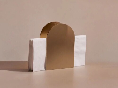 Arco Metal Napkin Holder New In Box