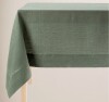 Over&Back 100% Linen Woven Table Cloth, 70" x 90" New In Box $99