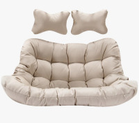 Red Barrel Studio&reg; 2-Person Swing Egg Chair Seat Cushion, 52'' W X 42'' H X 5'' D New In Box $299