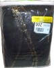 Mercer41 100% Blackout Thermal Insulated Curtains - Wave Line with Dots Gold Print, Grommet Top, 2 Panels, 52" x 96" New $99 - 2