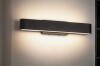 IVY Bronx Modern Black Dimmable Rectangle Long Linear Outdoor Wall Sconce New In Box $299
