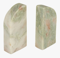 Wrought Studio&trade; Half Arch Marble Bookends New In Box $79