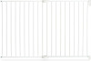 Munchkin Extending XL Tall and Wide Baby Gate, Hardware Mounted Safety Gate for Stairs, Hallways and Doors, Extends 33" - 56" Wide, Metal, White / Toddleroo by North States 7.25&rdquo; Extension for &ldquo;Arched Auto Close with Easy Step Baby Gate&rdquo;. Fits openings up