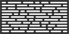 Barrette Outdoor Living 3'x6' Optic Decorative Screen Panel, Black New In Box $199