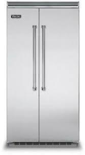 Viking - 42 in. Wide Professional 5 Series Quiet Cool 25.3 Cu. Ft. Side-by-Side Built-In Refrigerator - Stainless Steel New Floo rModel On Working $12999