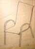 Sour Citrus Stackable Patio Dining Chair, Textilene Iron, Brown, New in Box $299 - 2
