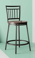 Zipcode Design&trade; Kanagy Swivel Counter Stool with Metal Frame $299