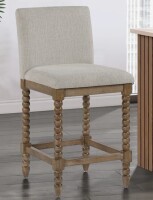 August Grove&reg; Carollyn 26" High Modern Farmhouse Turned Leg Beaded Counter Stool New In Box $299