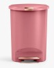 Simplehuman 50 Liter / 13 Gallon Semi-Round Kitchen Step Trash Can with Secure Slide Lock, Plastic New In Box $99