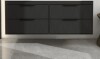 Eclife 48" Wall Mounted Bathroom Vanity Cabinet -Black New In Box $599