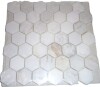 Bond Tile Polar White 2" Hexagon Marble Honeycomb Mosaic Wall & Floor Tile (0.96 Sq. Ft. / Sheet) New $79 - 2