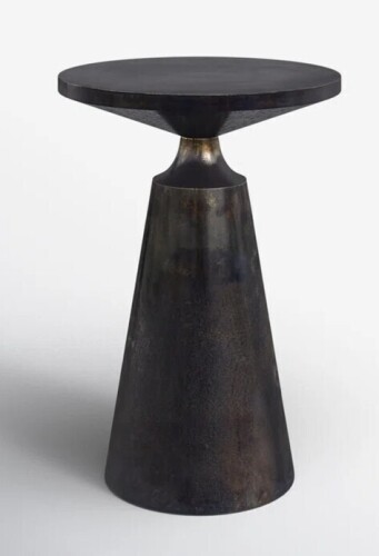 Joss & Main Antoni Aluminum Pedestal End Table $399