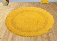 Latitude Run&reg; Jarris Soft 24" Round 100% Cotton Reversible Bath Rug New $59