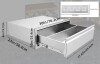 Babevy Outdoor Kitchen Drawers - Stainless Steel Flush Mount Triple Access BBQ Drawers New In Box $299 - 2