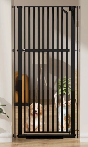 Tucker Murphy Pet&trade; 63" Extra Tall Pet Gate, Width Adjustable Pressure Mounted Cat Gate Auto-Close Dog Gate New In Box $299