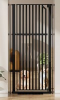 Tucker Murphy Pet&trade; 63" Extra Tall Pet Gate, Width Adjustable Pressure Mounted Cat Gate Auto-Close Dog Gate New In Box $299