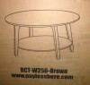 Capacmkseh Small Round Coffee Table with Storage for Living Room Decor, Wood Coffee Table Dining Table, End Table Kitchen Table Center Table for Living Room New In Box $199 - 2
