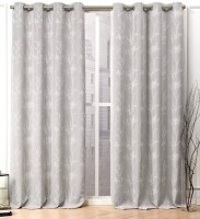 Bellicent Floral Room Darkening Thermal Grommet Curtain Panel Pair, 52" x 84" New $99