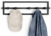 Umbra Cubiko Wall Mounted Modern, Sleek, Space-Saving Hanger with Retractable Hooks to Hang Coats, Scarves, Purses and More, 5, White New In Box $79