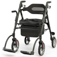 LONA Love Nature 2 In 1 Rollator Walker in Black New In Box $299