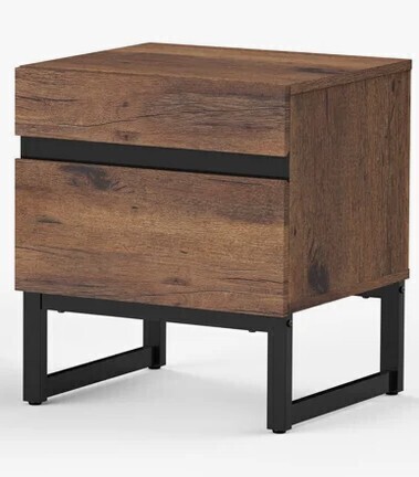 Latitude Run&reg; Aadam Nightstand With 2 Drawers New In Box $299