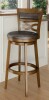 Rosalind Wheeler Danazia 30" Traditional Faux Leather Swivel Bar Stool for Kitchen New In Box $399