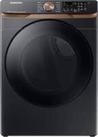 Samsung - 7.5 Cu. Ft. Stackable Smart Gas Dryer with Steam and Sensor Dry - Brushed Black. Model: DVG50BG8300VA3 $1499
