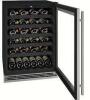 U-Line - 5.5 cu ft 48-750ml bottle Wine Refrigerator - Stainless Steel New On Working $2999