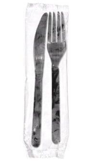ACR Cutlery Kit, 1000 Count / Affex Heavyweight Individually Wrapped Fork, 1000 Count / Assorted New In Box