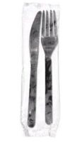 ACR Cutlery Kit, 1000 Count / Affex Heavyweight Individually Wrapped Fork, 1000 Count / Assorted New In Box