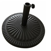 Four Seasons Courtyard 22 in. Black Composite Umbrella Base New In Box $199