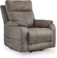 Signature Design by Ashley Crestmeade Modern Dual Motor Power Lift Recliner with Adjustable Backrest, USB Ports, Heat and Massage Function, Light Brown New in Box $799